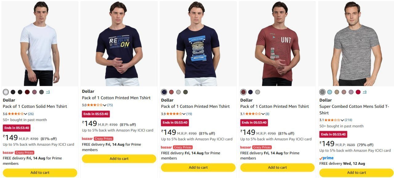 81 On Dollar T-shirt Dollar Mens Co-ord Set 82