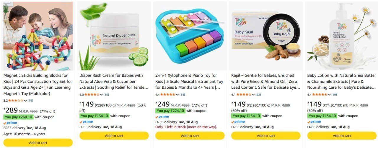 82 On Baby Care Kids Toys