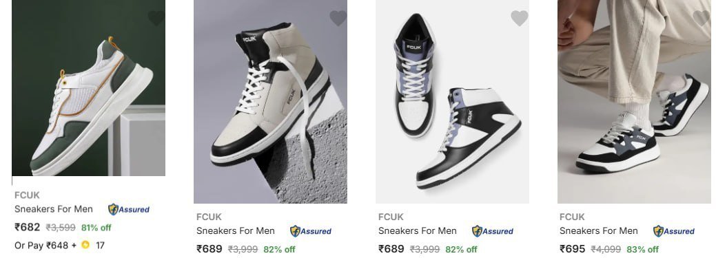 83 Fcuk Men S Sneakers