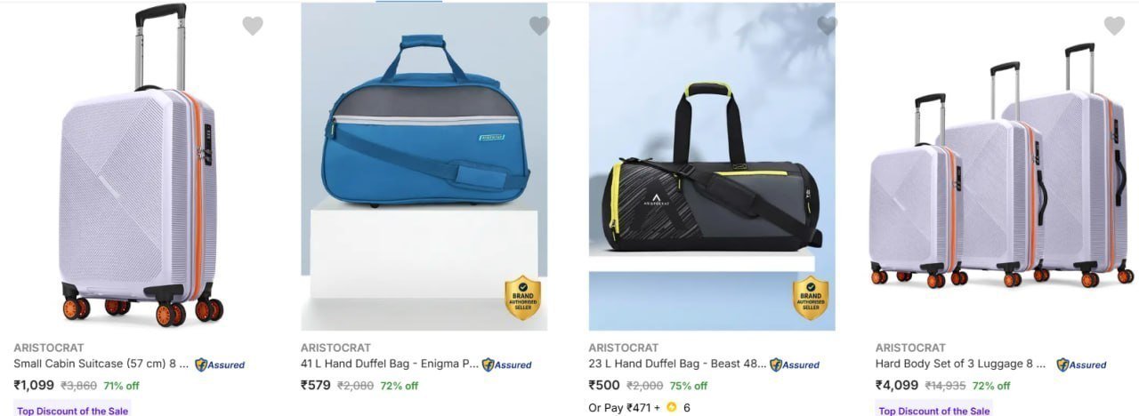 85 On Aristocrat Trolley Duffles Backpack