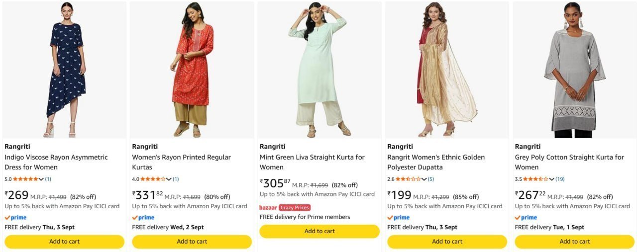-86 On Rangriti Women Clothing