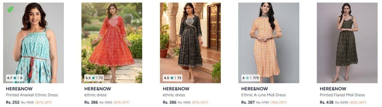 87 - Here Now Women Ethnic Dress