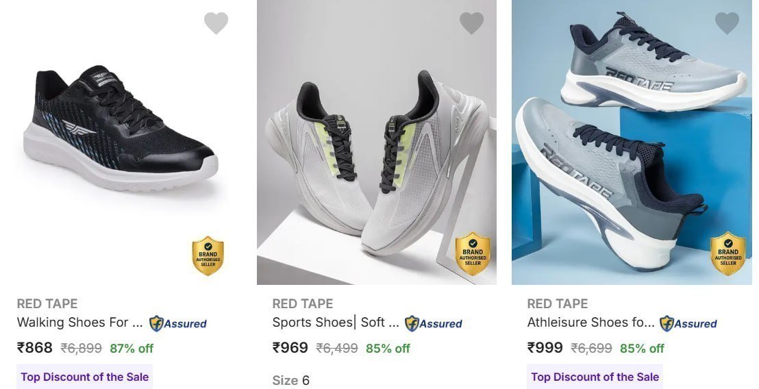 87 On Redtape Shoessports Casual Formals