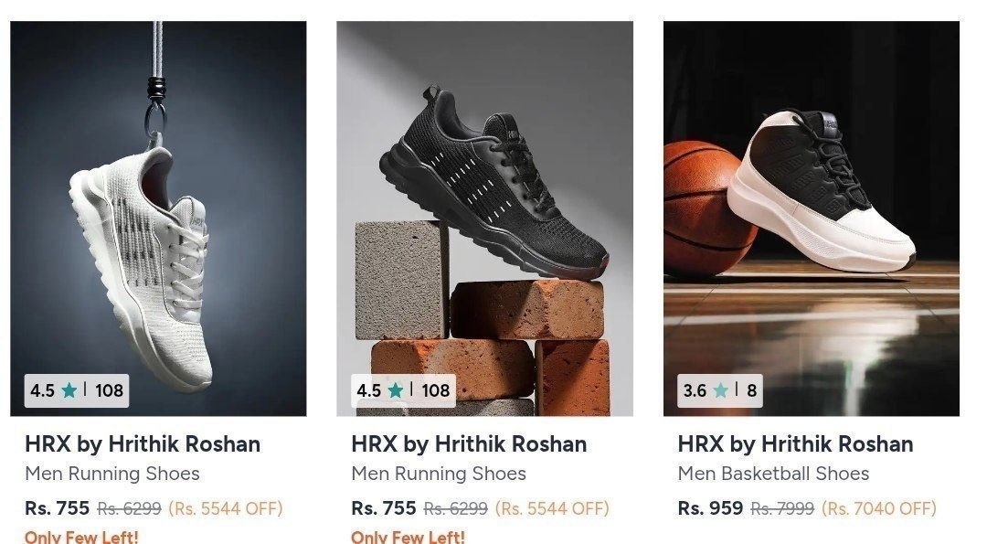 88 On Hrx Footwears Men S Women S Shoes Hrx C