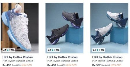 89 On Hrx By Hrithik Roshan Shoes Men Women