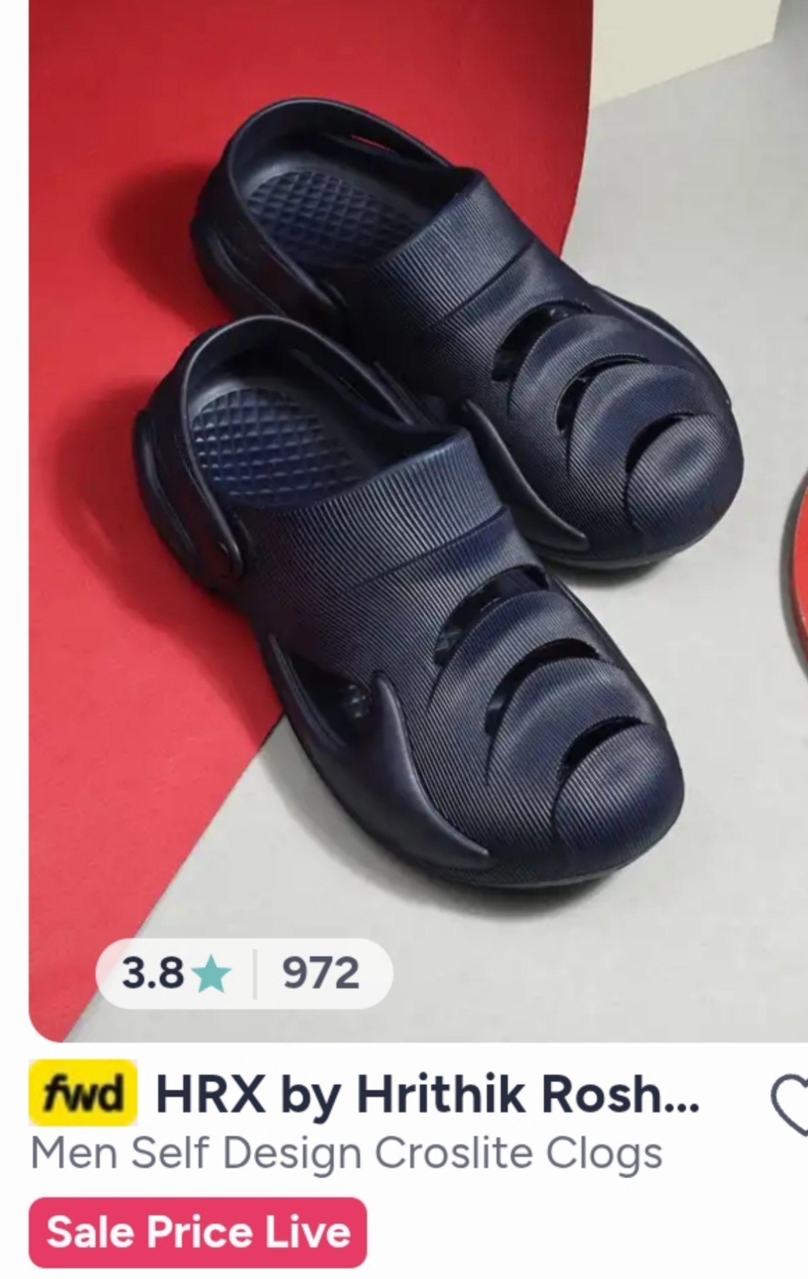 89 On Hrx Mens Sliders