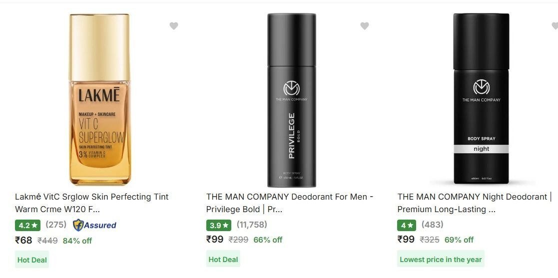 90 On Branded Beauty Productsbajaj Vaseline B
