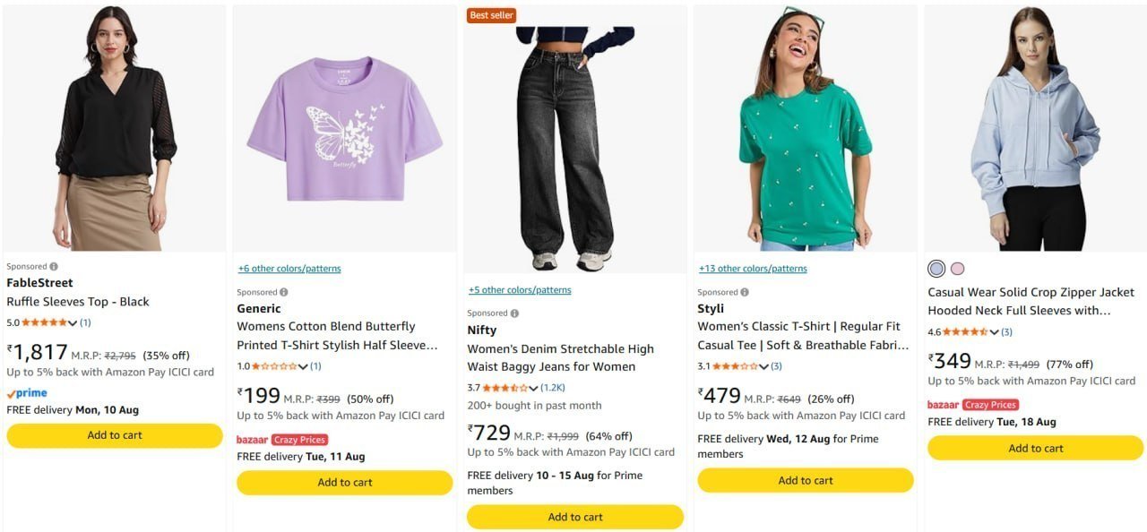 90 On Unifringe Women Clothing