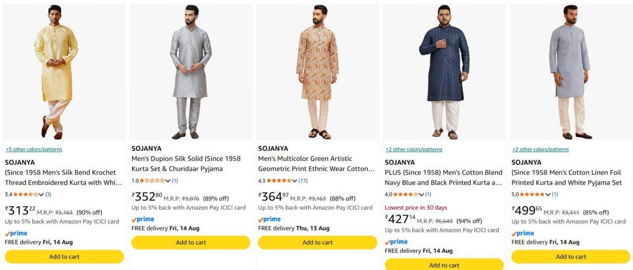 93 On Kurta Sets