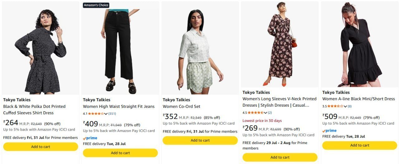 93 On Tokyo Talkies Women Clothing Surf All P