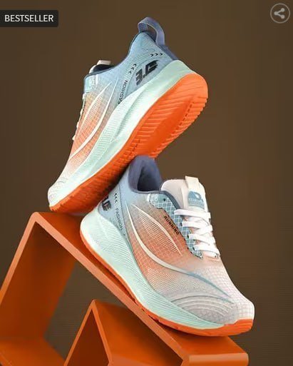 Aadi Men Mid-top Running Sports Shoes With Lace Fa