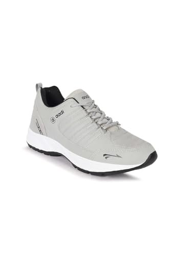 Aadi Men S Grey Lightweight Synthetic Leather