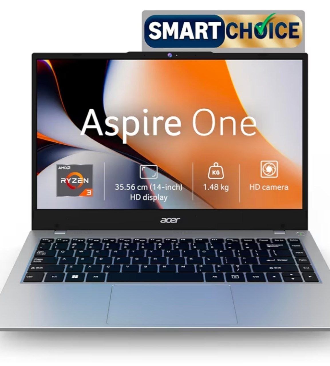 Acer Ryzen 3-7320u 8gb Lpddr5 Ram 256gb Ssd Laptop