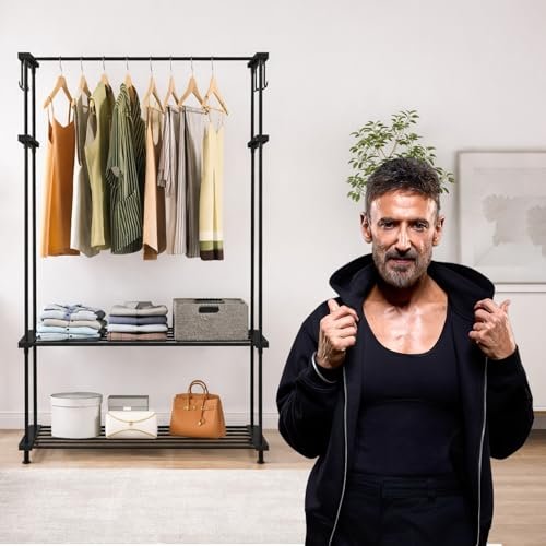 Ada Premium Metal Heavy Duty Drizzle Garment Rack 