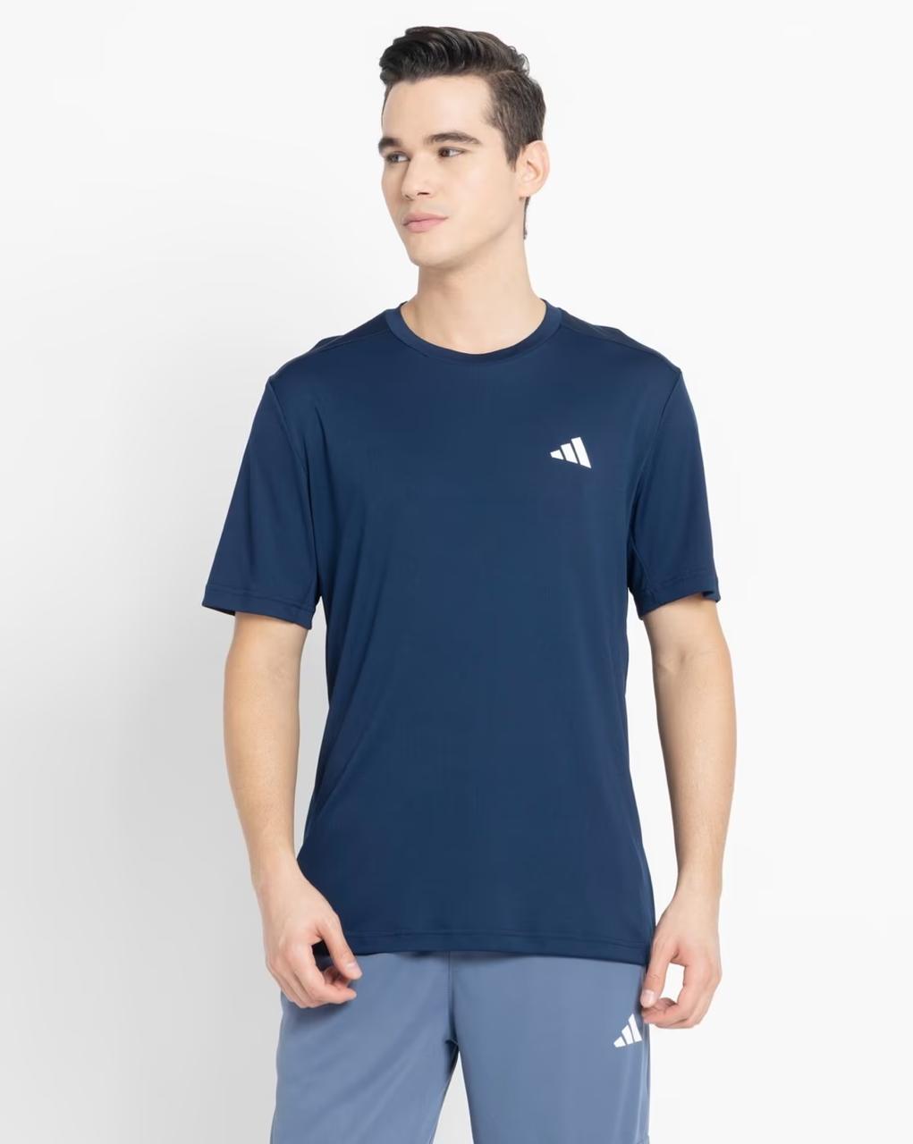 Adidas Men Logo 3s Regular Fit Crew-neck T-shirt 540