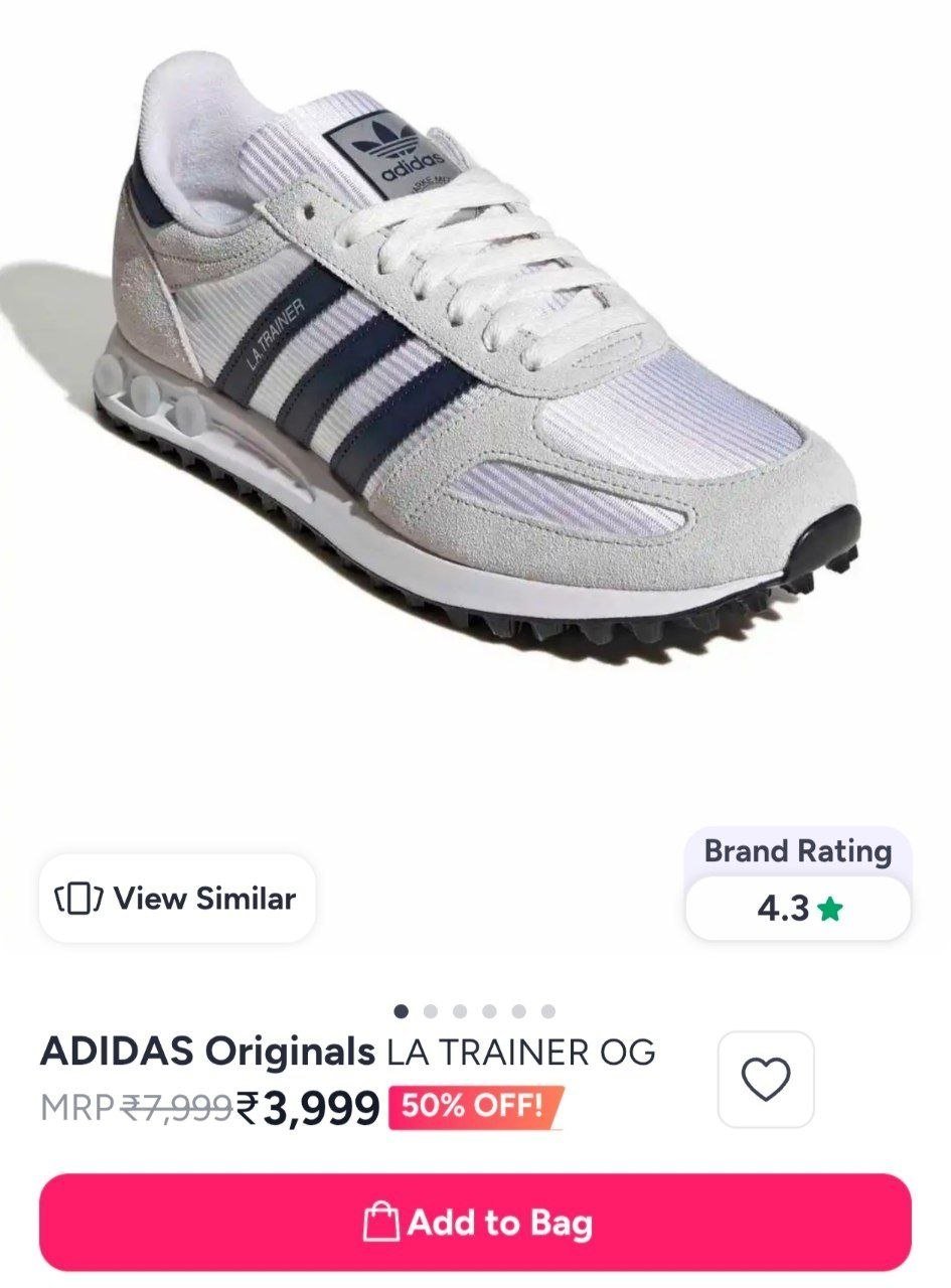 Adidas Originals La Trainers Og 3999