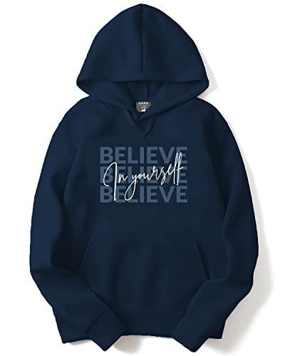 Adro Men S Cotton Neck Hooded Sweatshirt (h22
