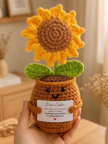 Aerostark Handmade Crochet Flower Bouquet Gif