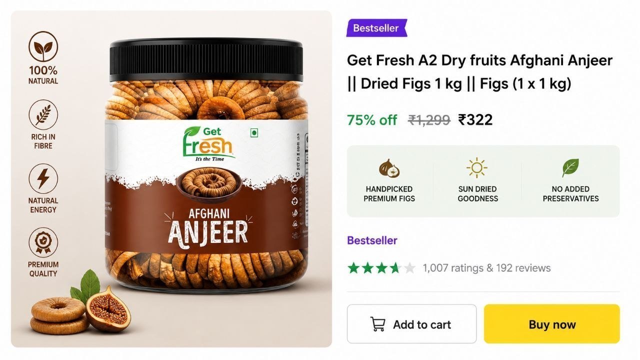 Afghani Anjeer 1kg 322