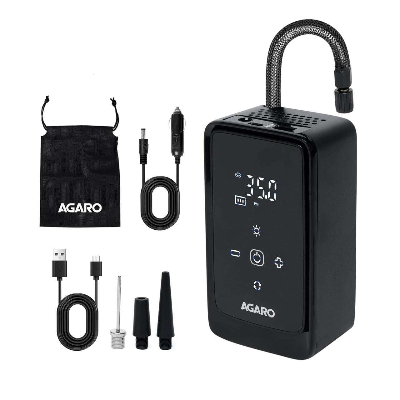 Agaro Atom Cordless Tyre Inflator 150 Psi 450