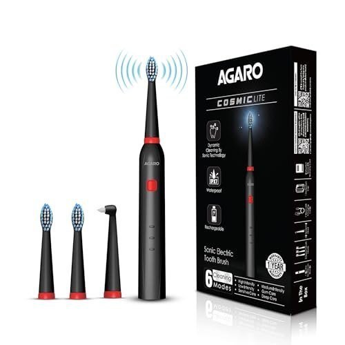 Agaro Cosmic Lite Sonic Electric Toothbrush For Ad