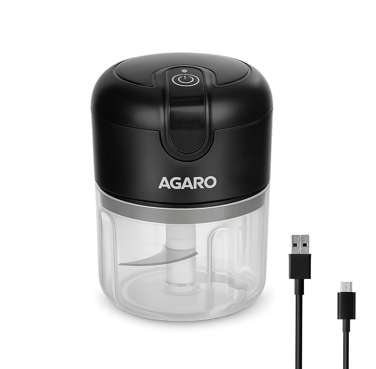 Agaro Elite Rechargeable Mini Electric Choppe