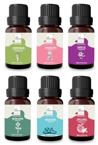 Air-roma Aroma Diffuser Oil Combo Of 6 (lemon