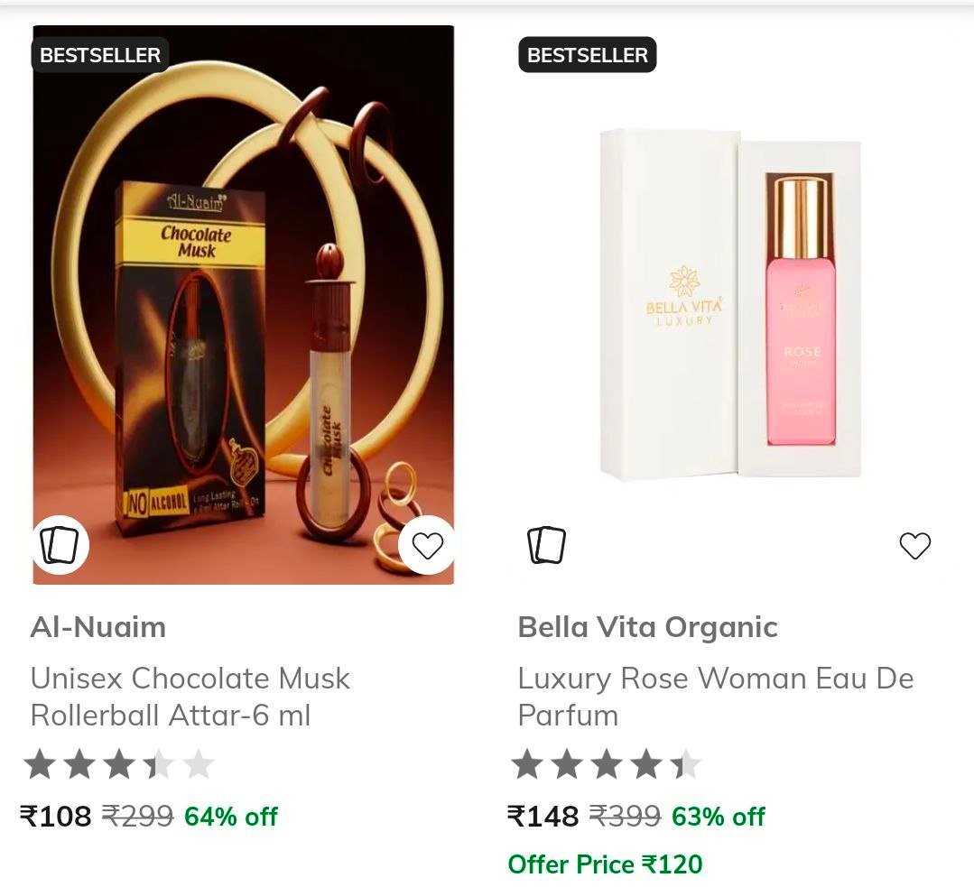 Ajio 65 On Perfumes Starting 108link