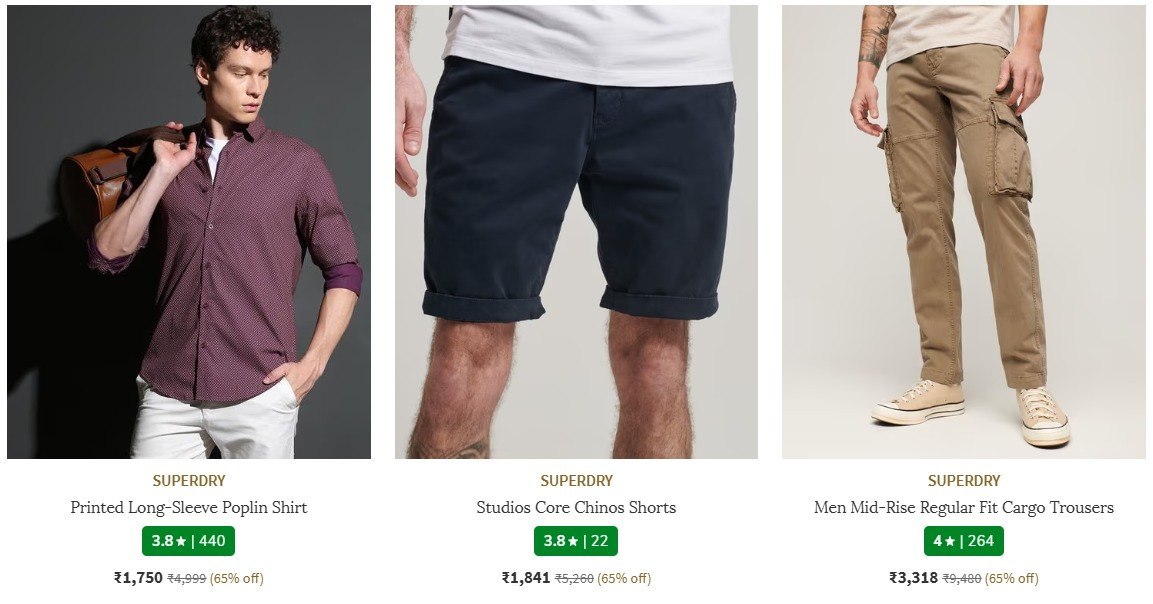 Ajio 70 On Premium Brands Clothing 70 On Gas Men Women 65 - ajio deals today