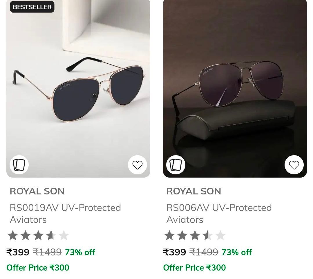 Ajio 75 On Fashion Sunglasses Men Women