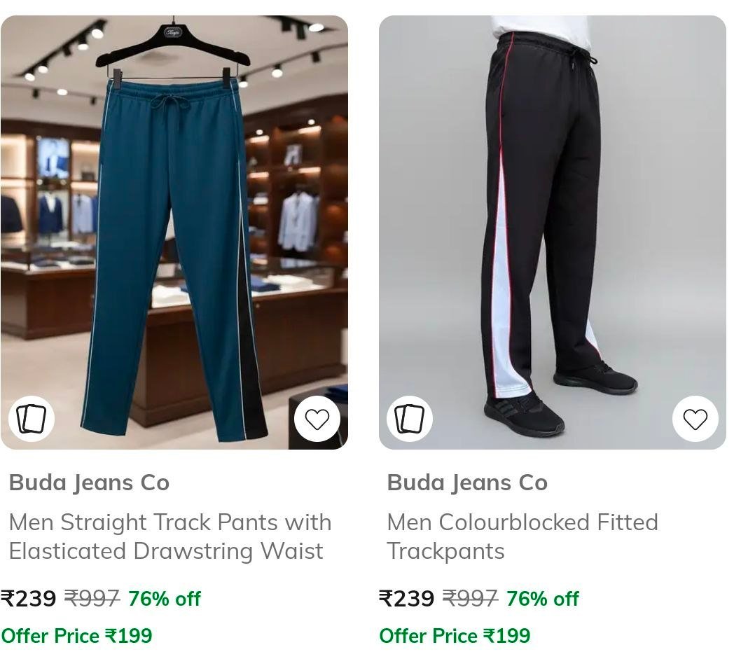 Ajio 76 On Track Pants Starts At Rs 239link