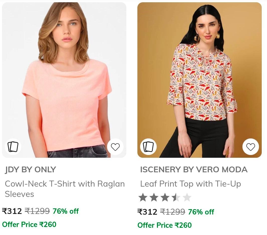 Ajio 76 On Vero Moda Women Clothing Jeans