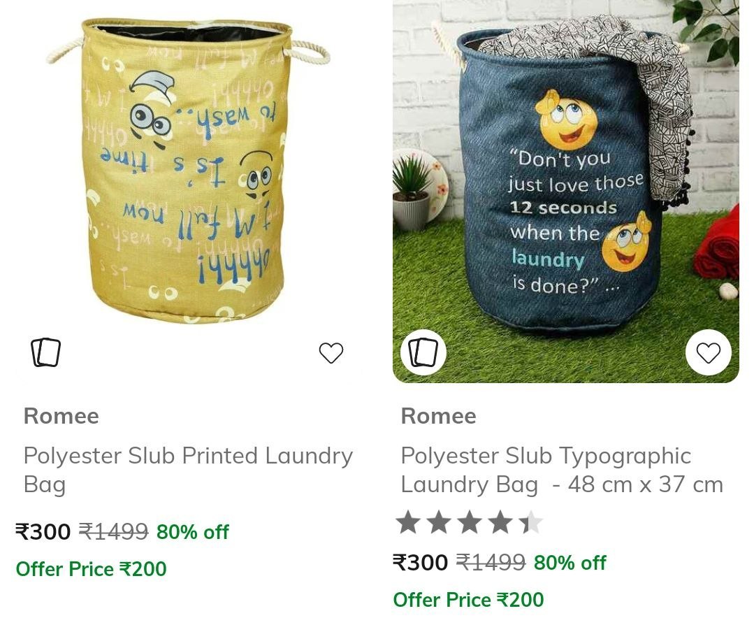 Ajio 80 On Laundry-baskets-and-dryers Startin