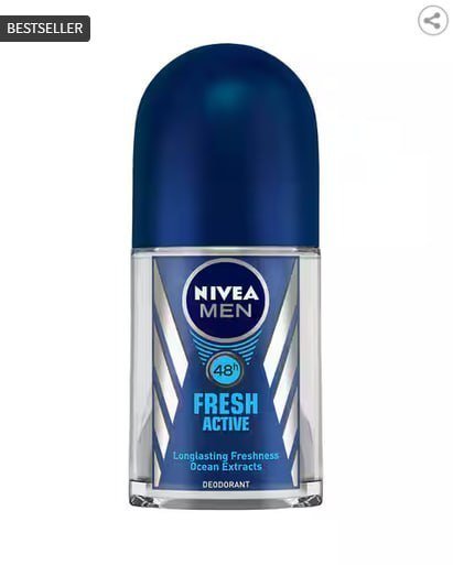 Ajio Beauty Nivea Men Fresh Active Roll On Deodora