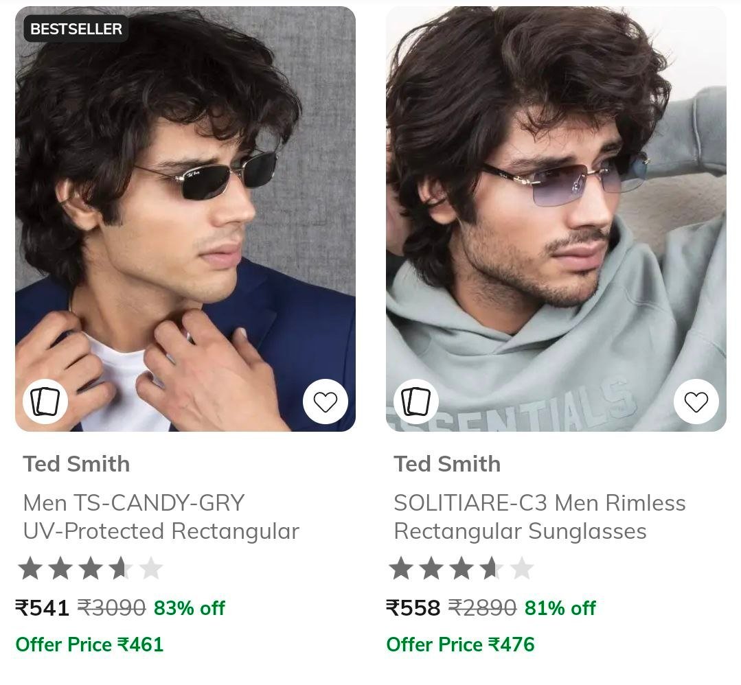 Ajio Brands On Sale Fossil Ted Smith Sunglass