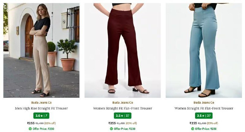 Ajio Buda Jeans Co Clothing Sale Up To 85 Pre