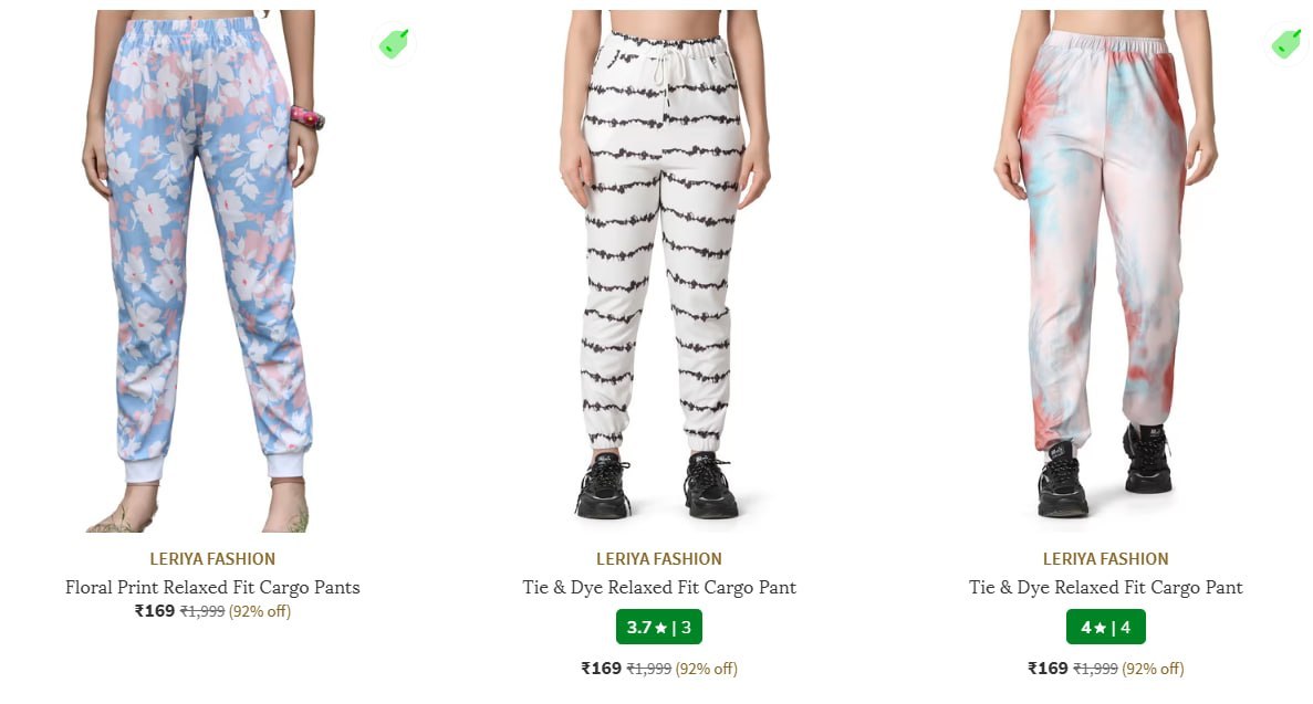 Ajio Cargo Pants Starts 169 Women Men