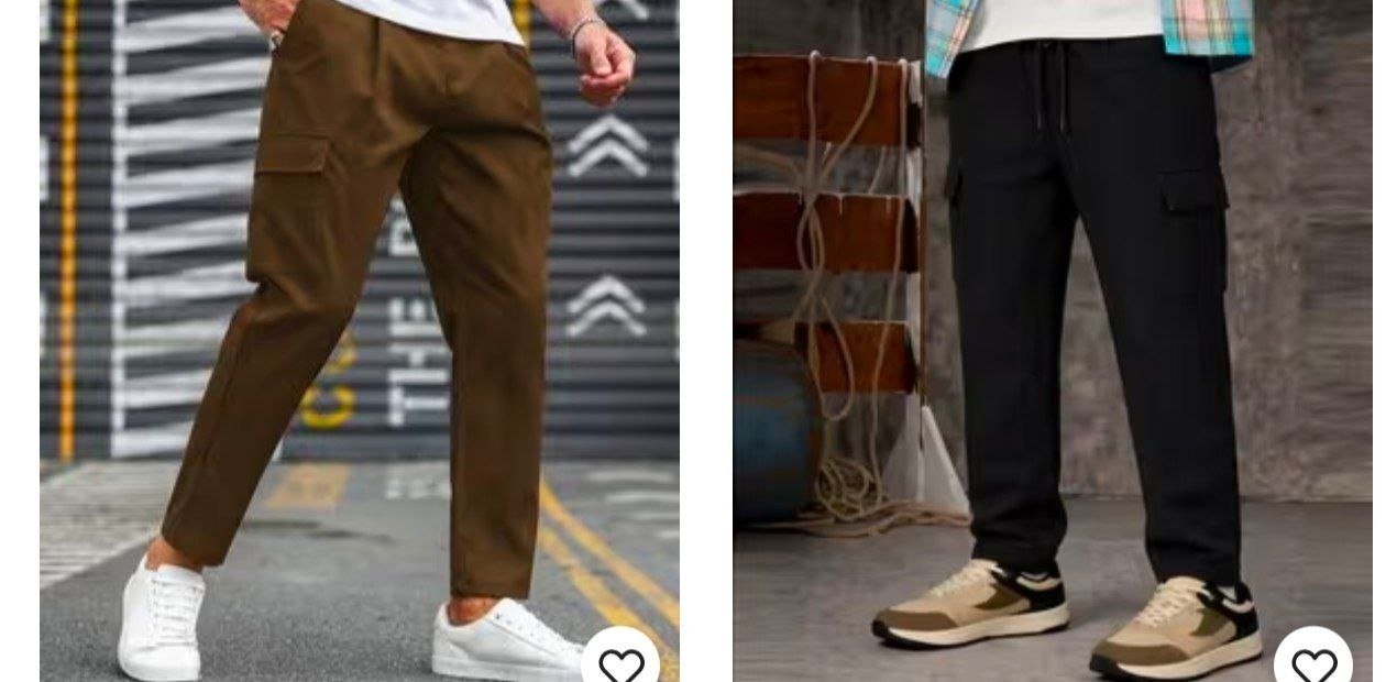 Ajio Cargo Pants Starts 268men Women