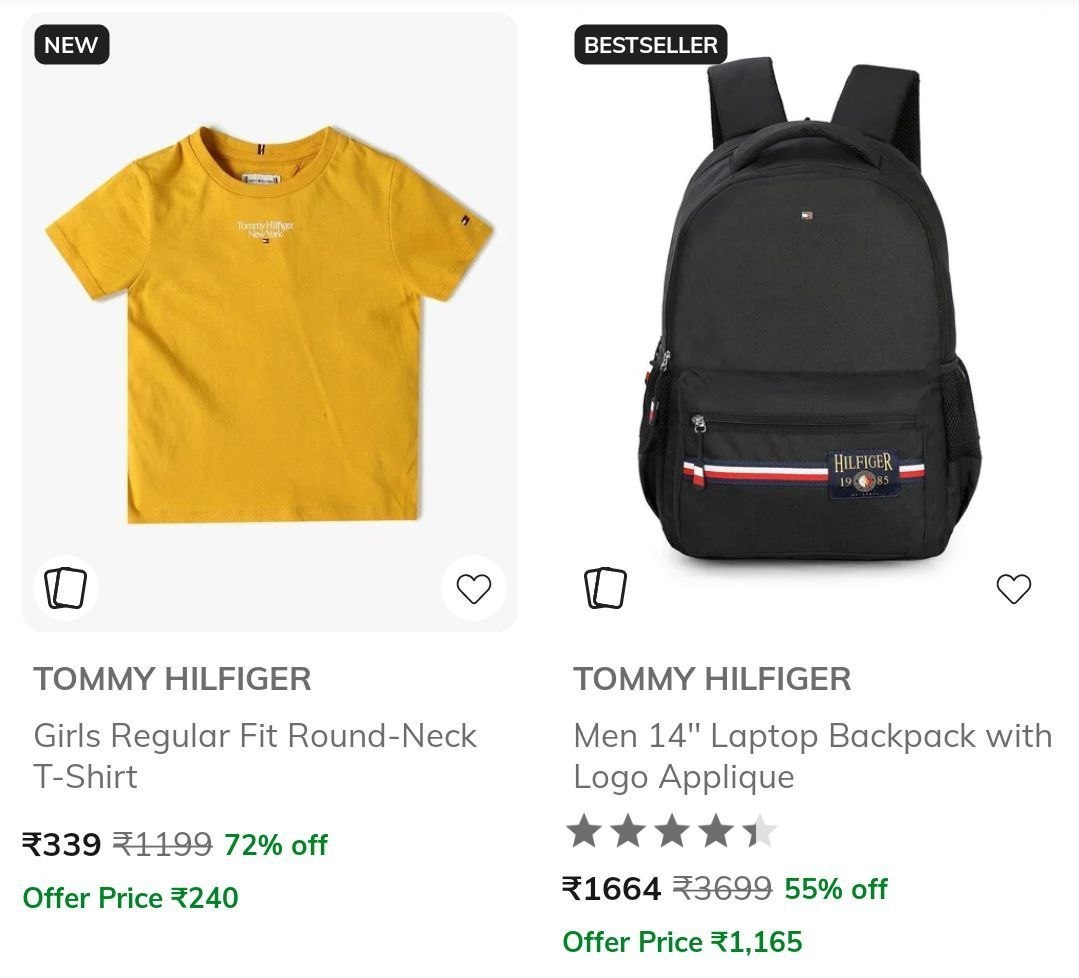 Ajio Crazy Deals Bundle Of 5 Tommy Hilfiger Min 55