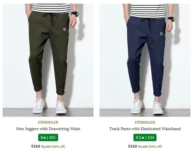 Ajio Eyebogler Men S Track Pants Up To 95 Starting
