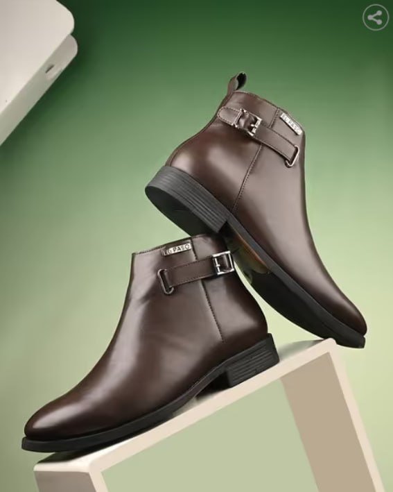 Ajio Footwear El Paso Men S Ankle-length Boot