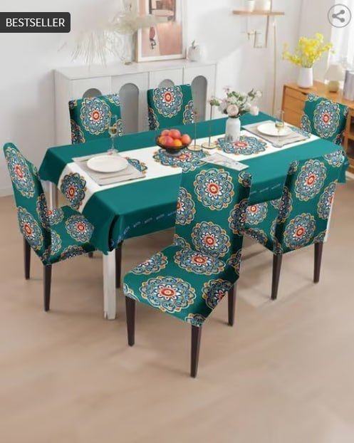 Ajio Home Decor Cortina Dining Table Cover Set 765