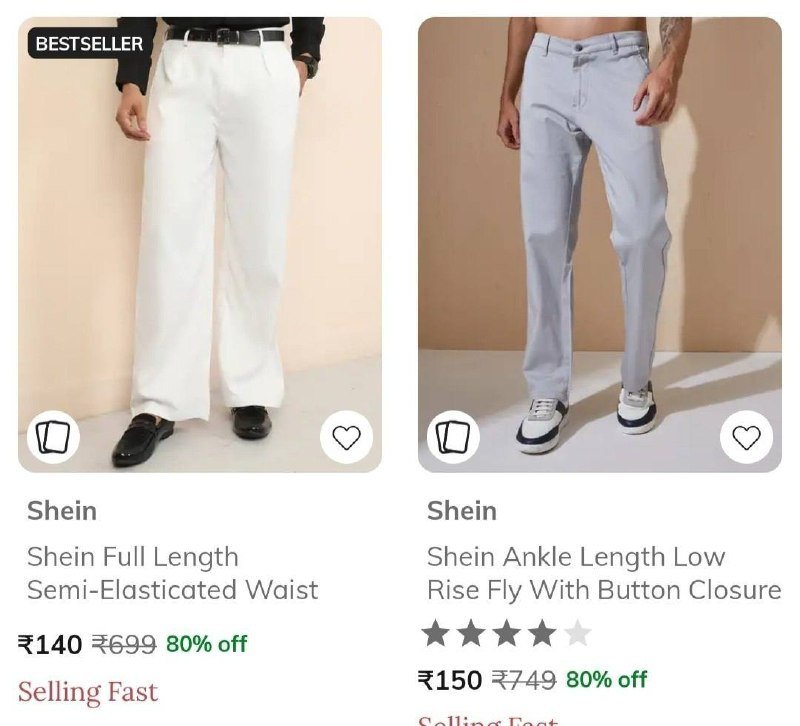 Ajio Loot 80 On Shein Clothing Mens Low To Hi