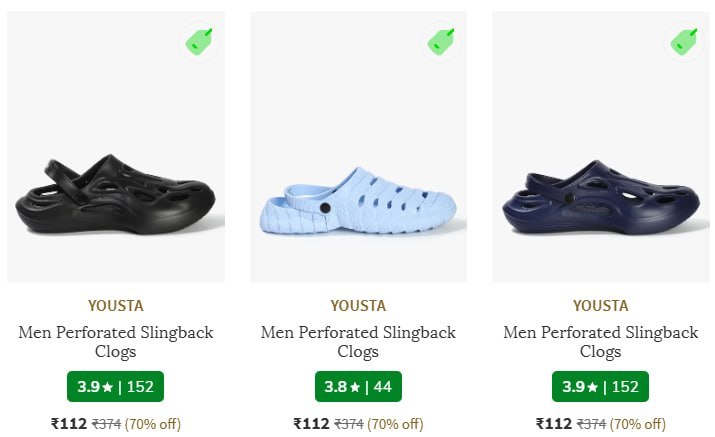 Ajio Loot Clogs Start 112men S Women S