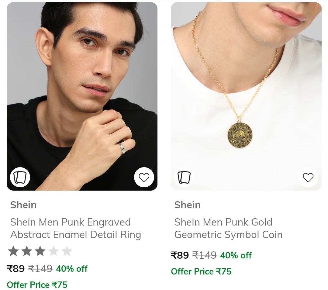 Ajio Loot Shein Clothing Starting 89 Men Wome