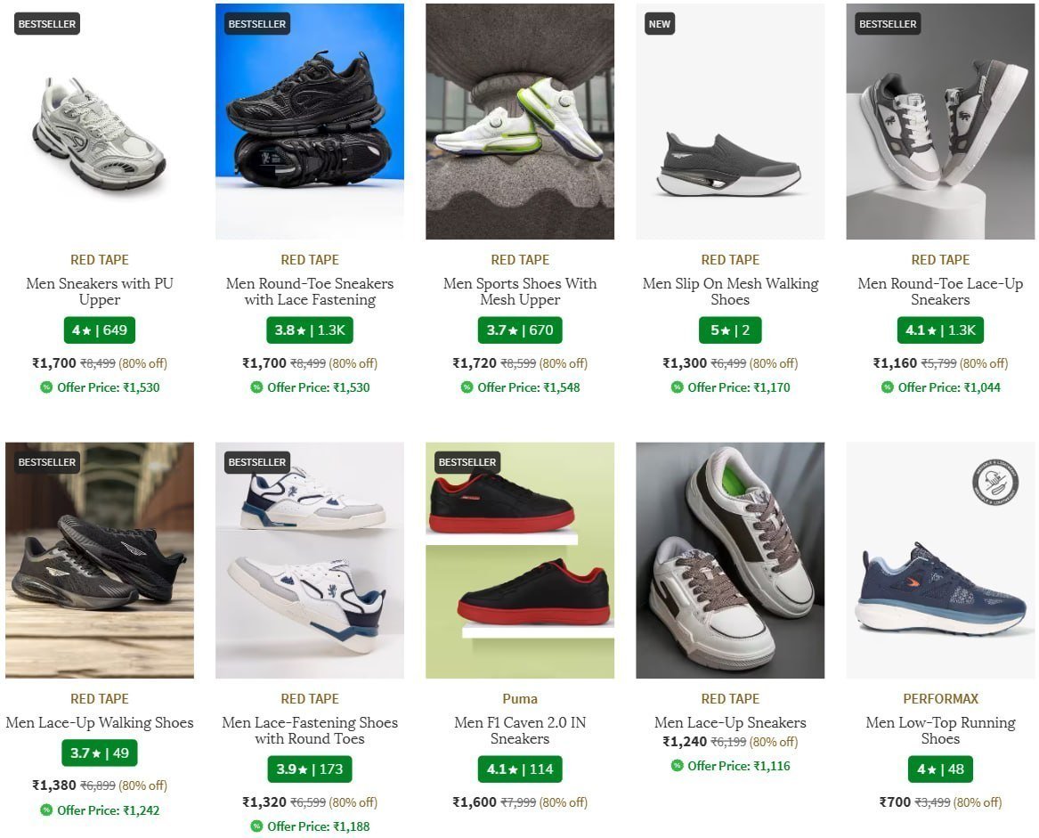 Ajio Men Footwear 80 Offsports Shoes Casual S
