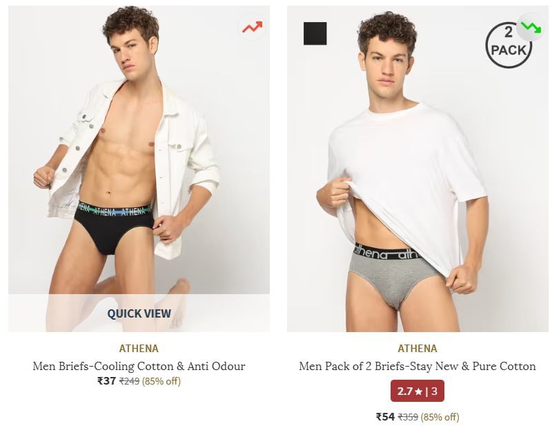 Ajio Men S Brief Start 37