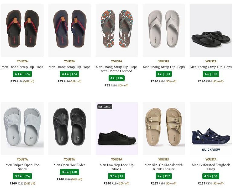Ajio Men S Footwear Sale Up To 90 Starting Fr
