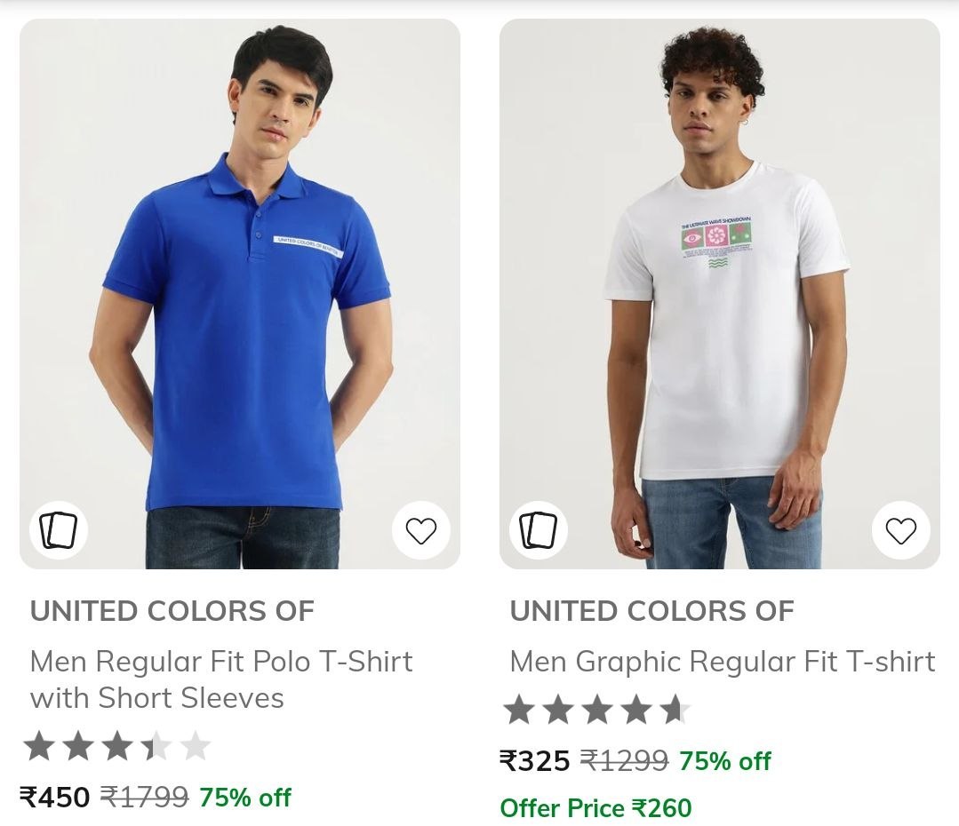 Ajio Sale Live 75 On Ucb Clothing Men S Womens Boy