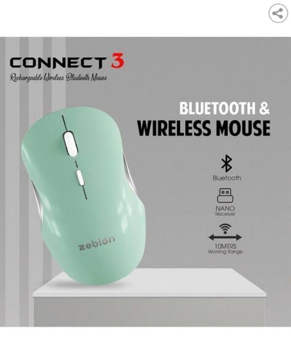 Ajio Tech Zebion Triple Mode Multidevice Mous